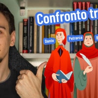 Confronto fra Dante, Petrarca e Boccaccio | Video