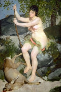 Diana, 1867: Dipinto di Pierre-Auguste Renoir