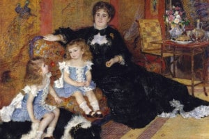 Madame Charpentier con i figli, dipinto di Renoir