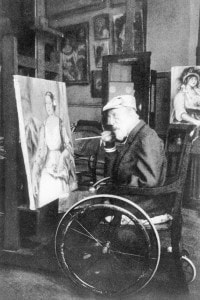 Un ritratto di Renoir nel suo studio, 1914