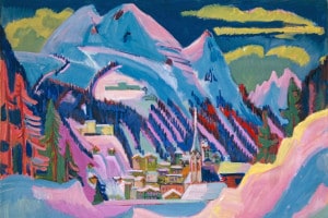 Kirchner, Davos in the winter (1923)