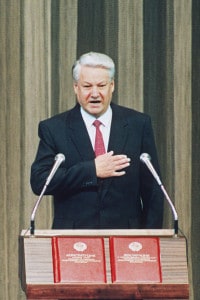 Il giuramento di Boris Eltsin, 10 luglio 1991
