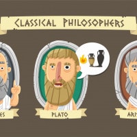 Socrate, Platone e Aristotele a confronto