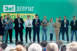 Congresso del Partito "Servitore del popolo" a Kiev