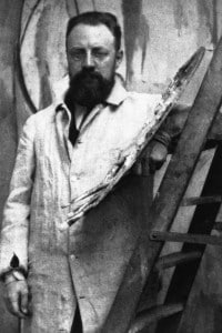 Henri Matisse nel suo studio a Parigi