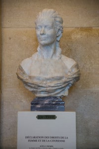 Busto di Olympe de Gouges