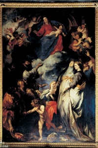 Madonna del Rosario di Antoon Van Dyck