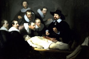 La Lezione di Anatomia del Dottor Nicolaes Tulp: dipinto di Rembrandt, 1632