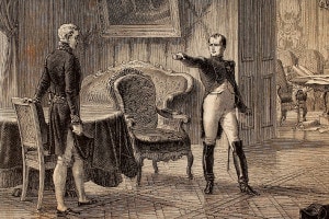 Napoleone Bonaparte e Klemens von Metternich a Dresda, 1813