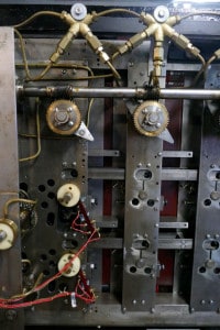 La macchina Bombe utilizzata per decifrare i messaggi tedeschi durante la Seconda guerra mondiale