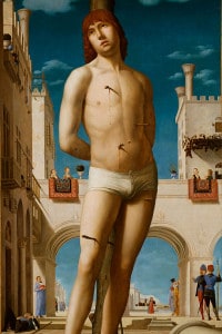 San Sebastiano di Antonello da Messina, 1478. Dresden State Art Collections