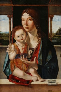 The Virgin and Child di Antonello da Messina