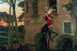 La scena del balcone è tra le più famose di Romeo e Giulietta