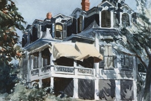 The Mansard Roof di Edward Hopper