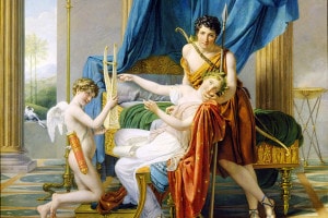 Saffo, Faone e Amore di Jaques-Louis David, 1809