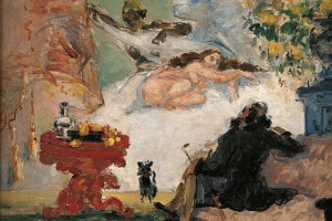 Une moderne Olympia di Cézanne. 46x55 cm. Musée d'Orsay, Parigi