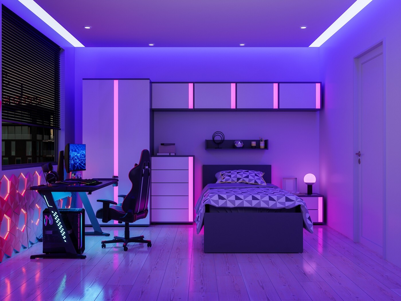 Luci a LED colorate per camera da letto: come funzionano