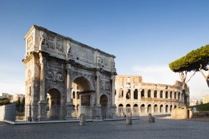 Arco di Costantino e Colosseo