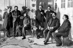 Joris-Karl Huysmans e altri intellettuali a Parigi nel 1903
