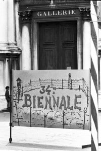 L'ingresso alla 34° Biennale di Venezia. Giugno 1968