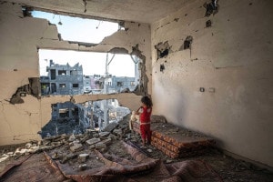 Combattimenti ed esplosioni nella striscia di Gaza