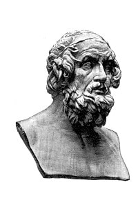 Omero, autore dell'Odissea 