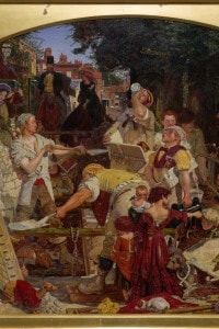 Lavoro, opera di Ford Madox Brown, pittore della Confraternita dei Preraffaelliti