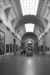 La vista di una delle sale del Museo del Prado di Madrid