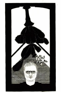 Autoritratto con un cactus pasquale di Samuel Jessurun de Mesquita, insegnante di grafica di Escher.