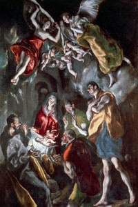 L’Adorazione dei pastori  di El Greco, conservato al Museo del Prado.