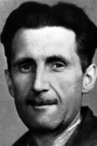 Lo scrittore George Orwell in un ritratto del 1943