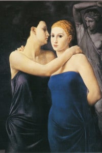 Le amiche, opera di Ubaldo Oppi