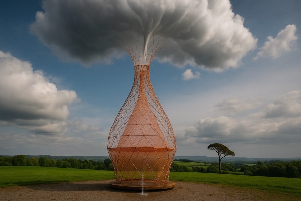 Una torre che “strizza le nuvole”: l’idea italiana che crea acqua dall’aria